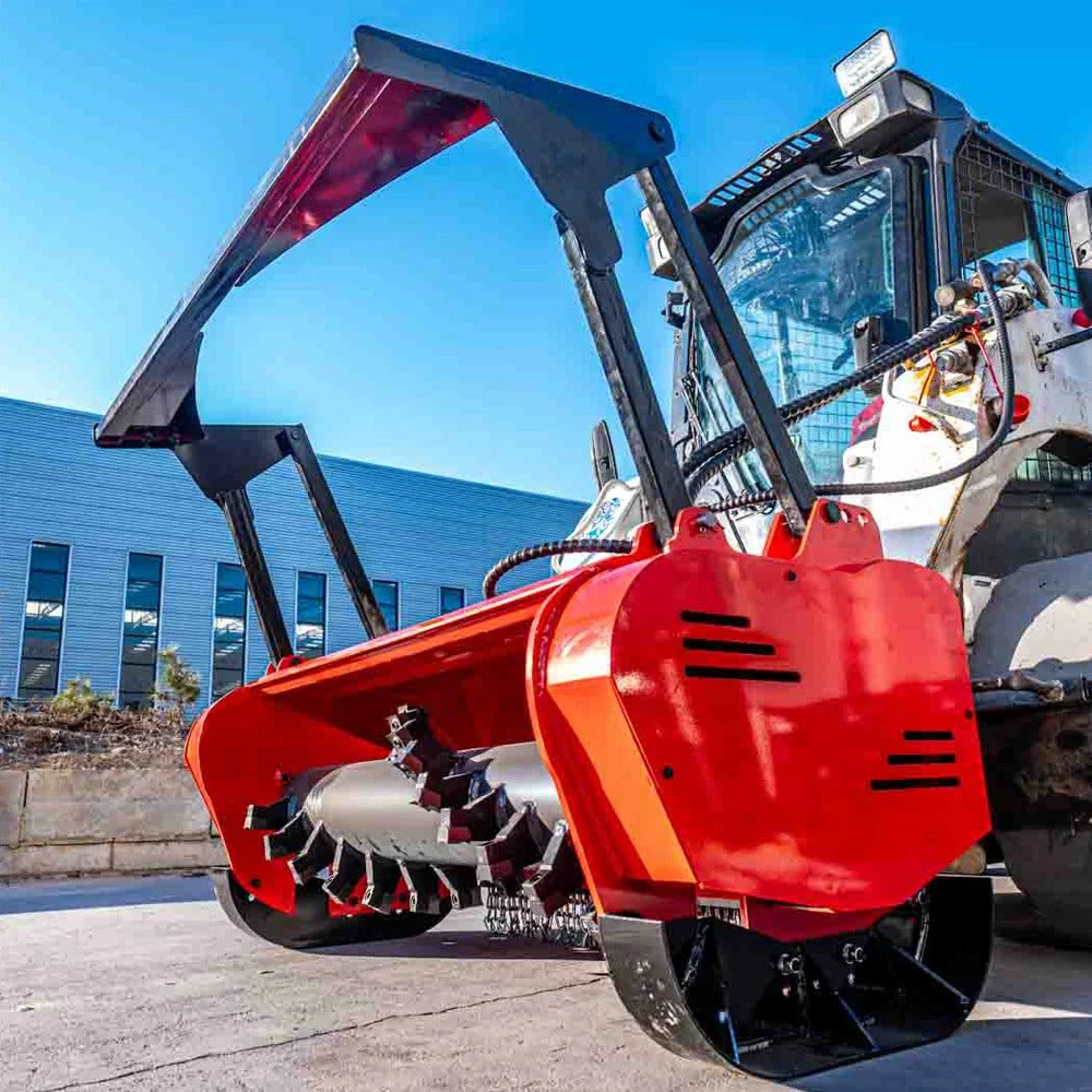 High Efficiency 46 inch Forestry Mulcher Attachment Garden Mulcher for Bobcat Skid Steer Loader