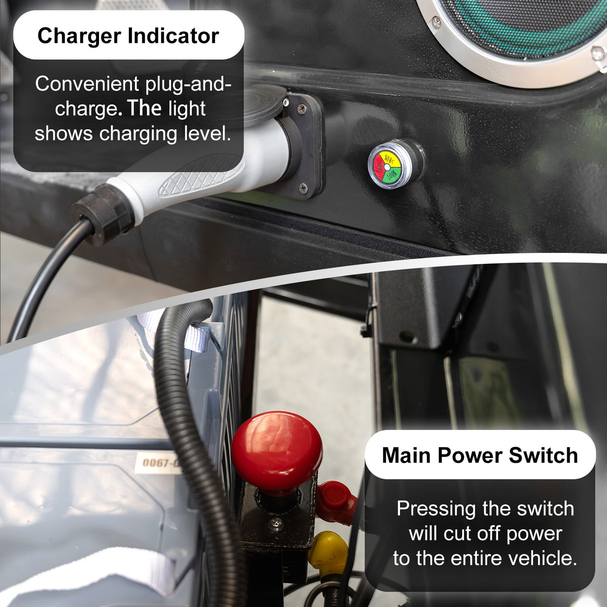 MMS 4P 60V Electric Golf Cart with 5KW Motor, 20 MPH Top Speed, 44 Miles Range, Ages 16 and Up, Advanced Suspension, Rear &Front Storage, LCD Display