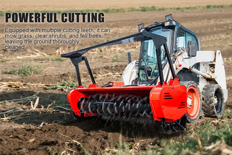 High Efficiency 60 inch Forestry Mulcher Attachment Garden Mulcher for Bobcat Skid Steer Loader