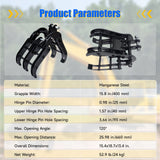 Mini Excavator Grabber Attachments, Small Excavator Wood Grabber Grapple, 25mm Pins Bolt on Attachment