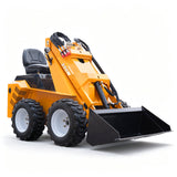 MMS Ride-on Mini Skid Steer Loader, 13.5HP 420CC RATO Gasoline Engine, MS950W Wheel Loader for Farms Landscaping