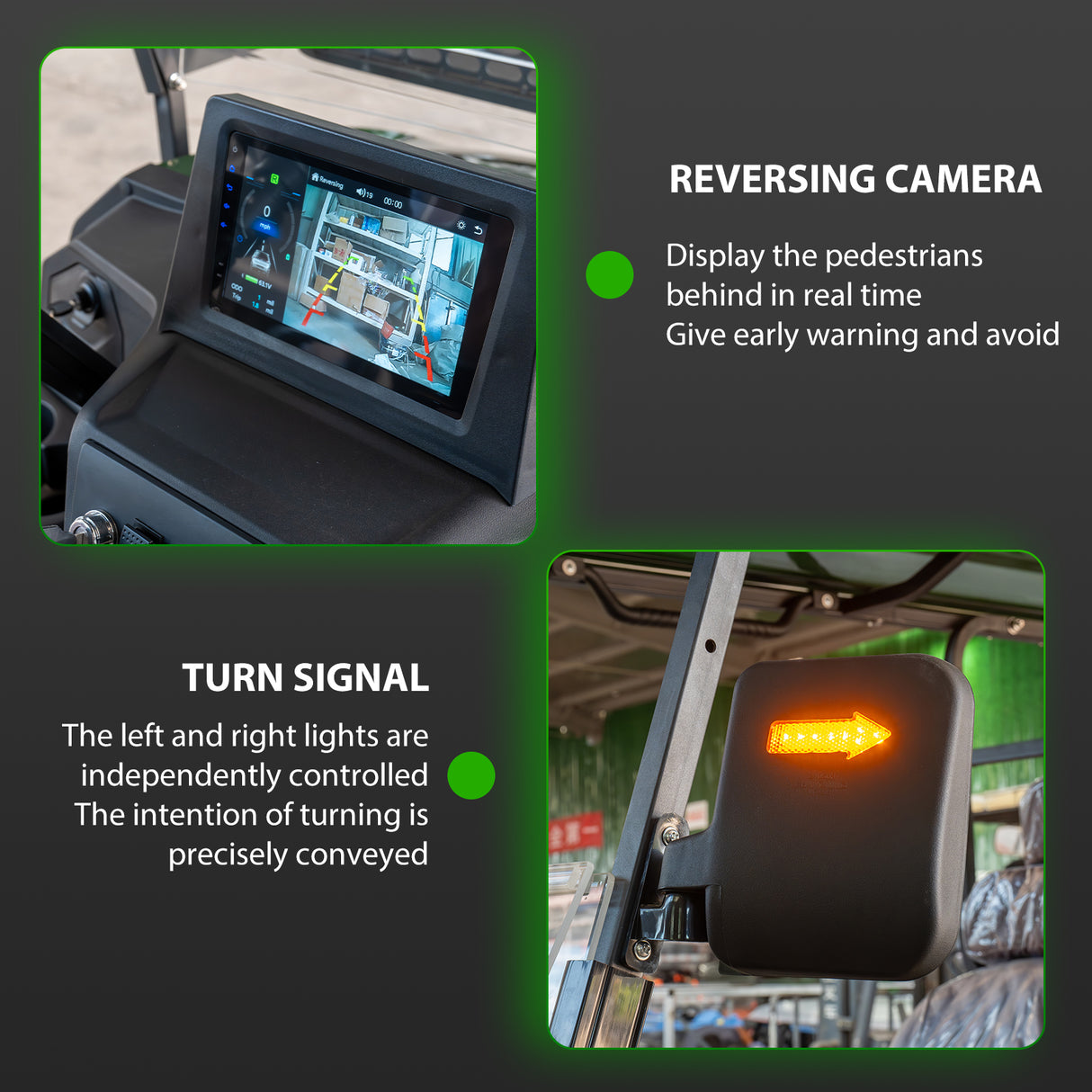 MMS 60V Electric Golf Cart, 4P Vehicle with 5KW Motor, 20 MPH Top Speed 44 Miles Range, Ages 16 and Up, Advanced Suspension, Rear &Front Storage, LCD Display