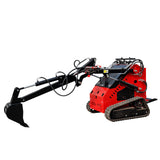 Backhoe Attachment for Mini Skid Steer Loader 12'' Bucket Width Digger Attachment