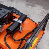 21.65in Gas Flail Mower Remote Controlled Lawn Mower Bush Cutter 212CC Electric Start Engine