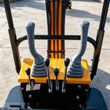 MMS 1 Ton Mini Excavator 13.5HP 420CC EPA GAS Engine, Hydraulic Thumb, Mini Trencher Digger Machine MS10H