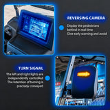 MMS 4P 60V Electric Golf Cart with 5KW Motor, 20 MPH Top Speed, 44 Miles Range, Ages 16 and Up, Reversing Radar, Advanced Suspension, Rear &Front Storage, LCD Display-Blue