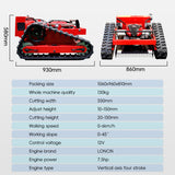 Remote Control Lawn Mower MS550 Gasoline Mower for Garden Wasteland