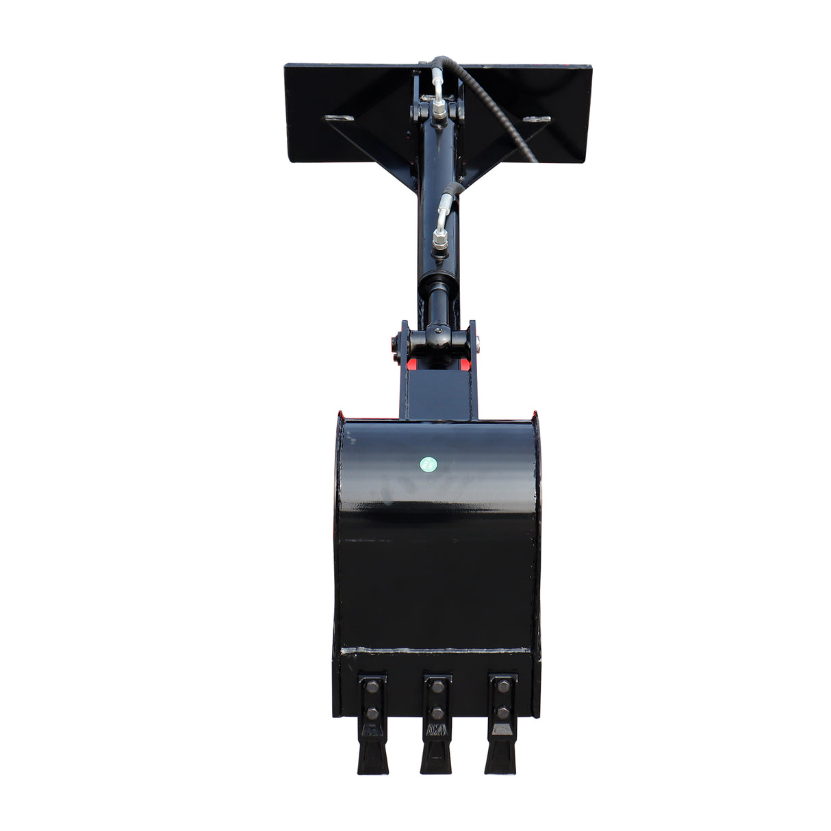 Backhoe Attachment for Mini Skid Steer Loader 12'' Bucket Width Digger Attachment