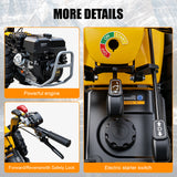 MMS 13.5HP Self-Propelled Tractor, Electric Start 420cc Gas Powered Dual Direction Full Gear Transmission Tractor