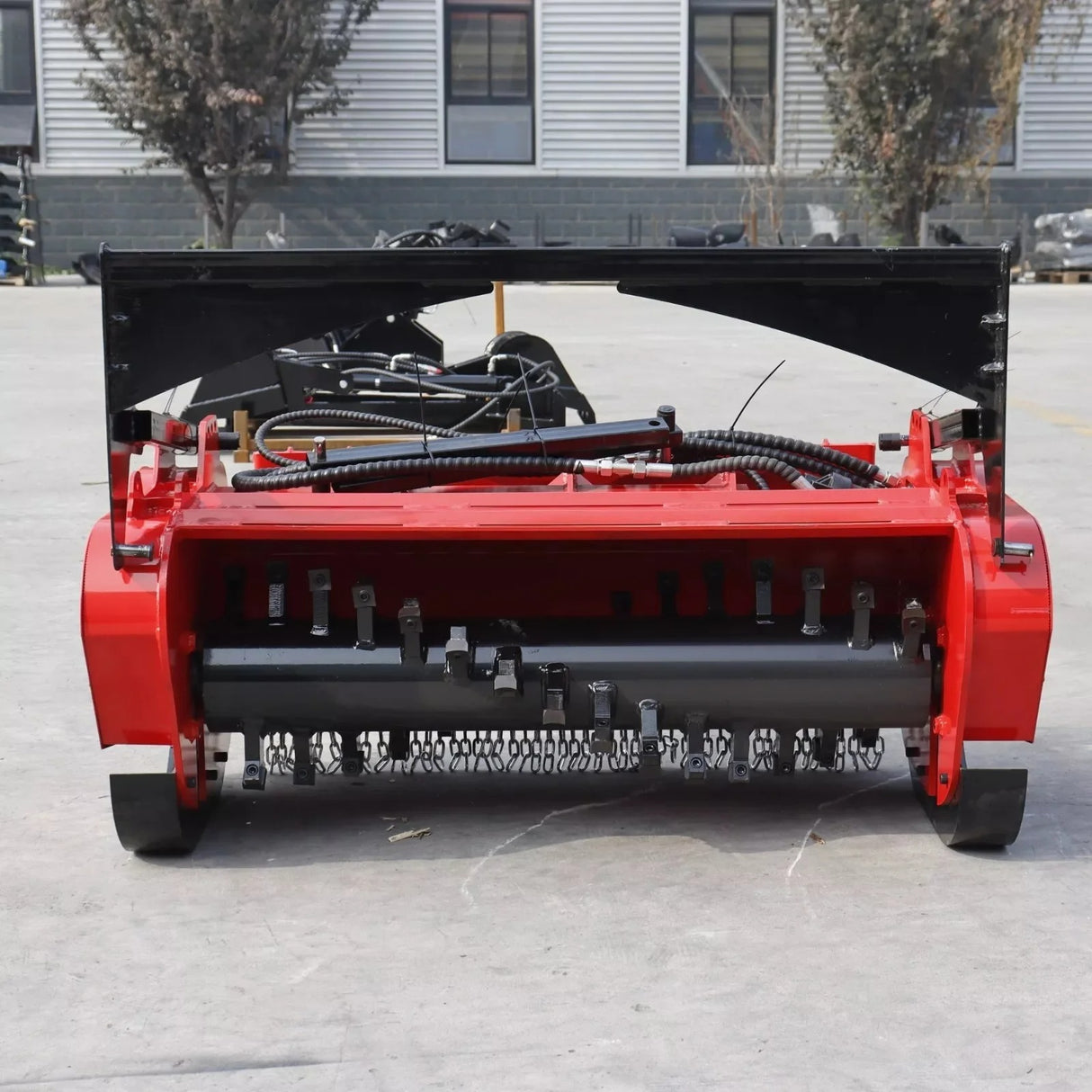 High Efficiency 46 inch Forestry Mulcher Attachment Garden Mulcher for Bobcat Skid Steer Loader