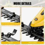 MMS 47'' Sickle Bar Mower, 13.5HP 420CC Self-propelled, Full Gear Transmission Tractor Mower Replaceable Attachment