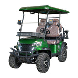 MMS 60V Electric Golf Cart, 4P Vehicle with 5KW Motor, 20 MPH Top Speed 44 Miles Range, Ages 16 and Up, Advanced Suspension, Rear &Front Storage, LCD Display