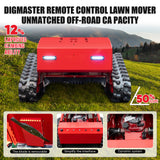 MMS Remote Control Track 21.65" Lawn Mower With 9HP 224cc Gas Engine, One-Hand Control Remote， Adjustable Cutting Height Robotic Lawn Mower for Slopes, Orchards & Commercial Landscaping