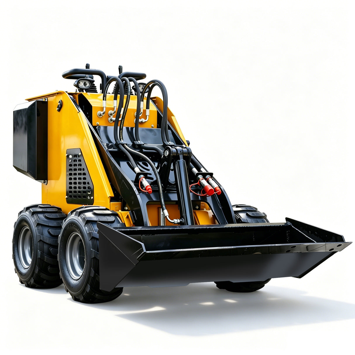 MMS Mini Skid Steer Loader 13.5HP 420CC EPA Briggs & Stratton Gas Engine Compact Wheel Loader MS360L