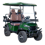 MMS 60V Electric Golf Cart, 4P Vehicle with 5KW Motor, 20 MPH Top Speed 44 Miles Range, Ages 16 and Up, Advanced Suspension, Rear &Front Storage, LCD Display