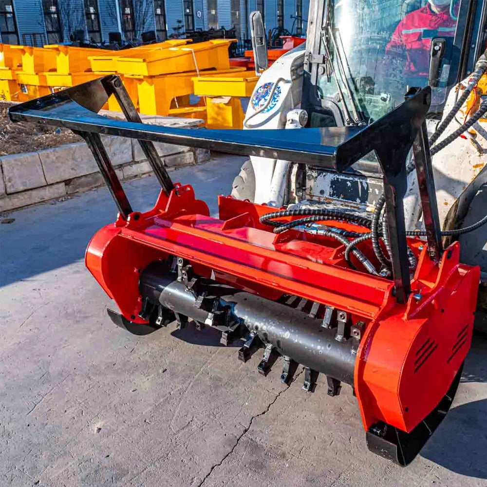 High Efficiency 46 inch Forestry Mulcher Attachment Garden Mulcher for Bobcat Skid Steer Loader