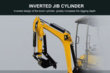 MMS 2 Tons Mini Excavator 16HP Kubota Diesel Engine Hydraulic Pilot Control Crawler Trencher Digger
