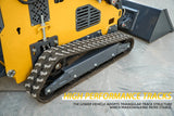 22HP Mini Skid Steer Loader Dual Cylinder GAS Engine Automatic Bucket Leveling Stand-on Track Loader