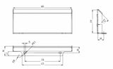 Backhoe Attachment for Mini Skid Steer Loader 12'' Bucket Width Digger Attachment