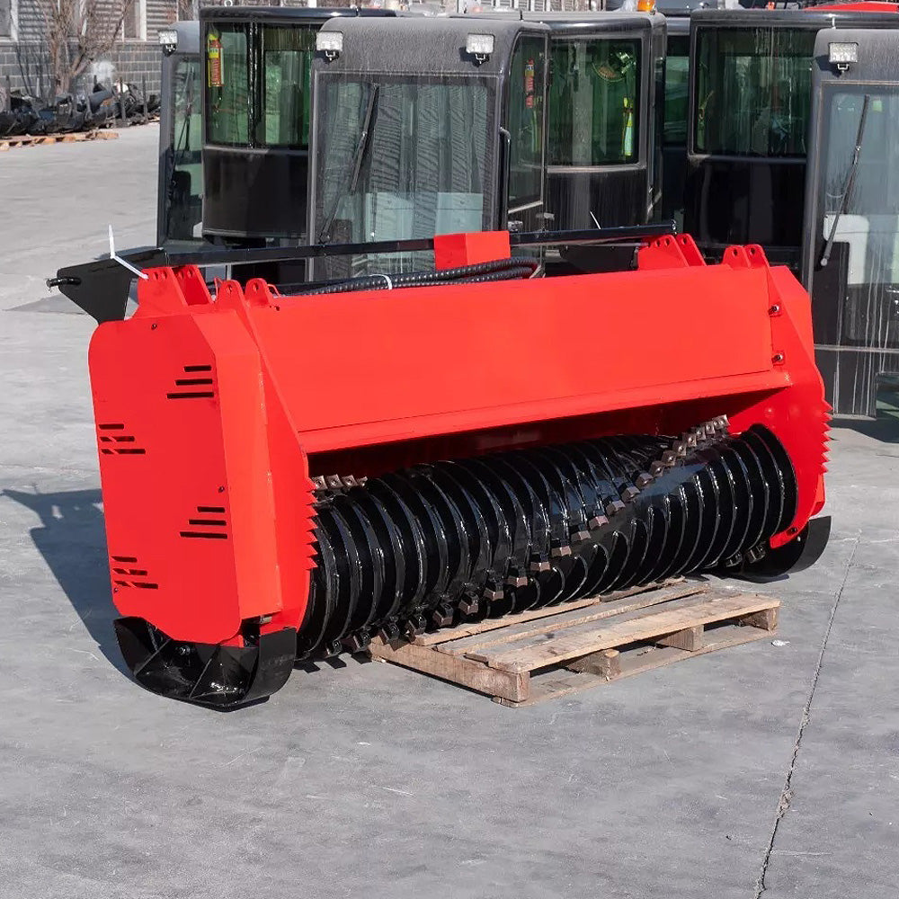 MMS 72 Inch Forestry Mulcher Attachment Garden Mulcher for Bobcat Skid Steer Loader Agricultural Machinery
