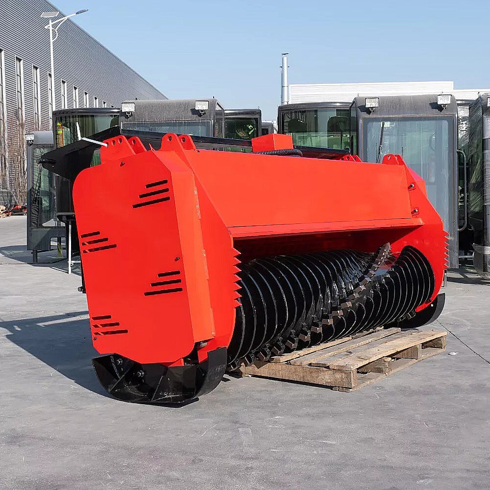MMS 72 Inch Forestry Mulcher Attachment Garden Mulcher for Bobcat Skid Steer Loader Agricultural Machinery